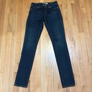 Sportmax Code Skinny Jeans Perfect Fit In Dark Denim Size 28